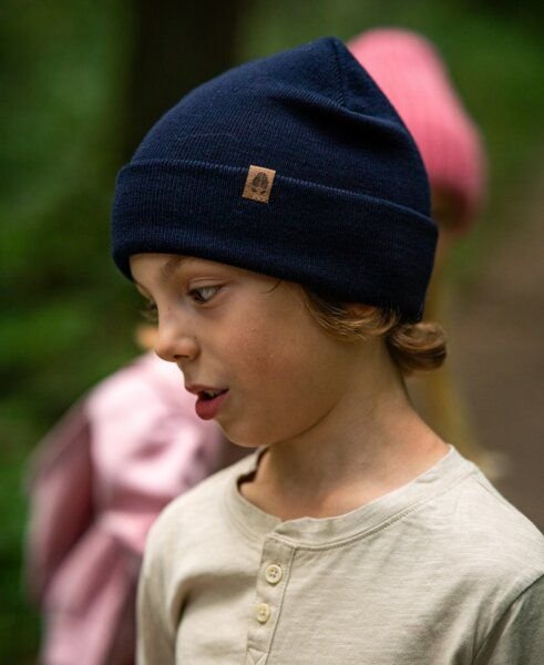 Kopyto Wolf Baby Kindermütze 100% RWS Merinowolle Mulesingfrei