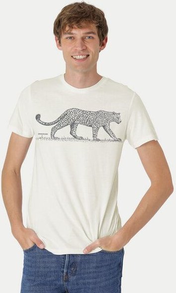 Peaces.bio - handbedruckte Biomode Bio Fit T-Shirt Leopard Herren