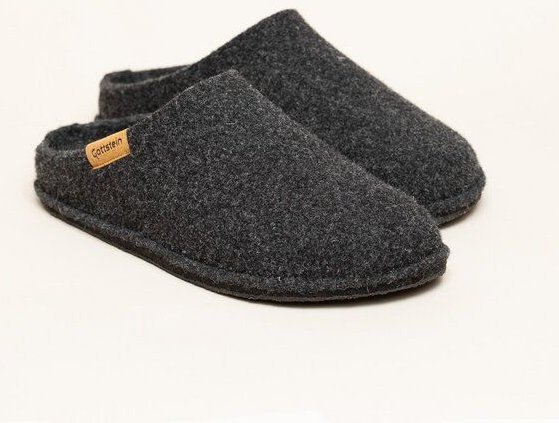 Gottstein Classic CO Pantoffel für Damen & Herren - Hausschuh aus 100% Schurwolle mit Komfort-Einlagesohle