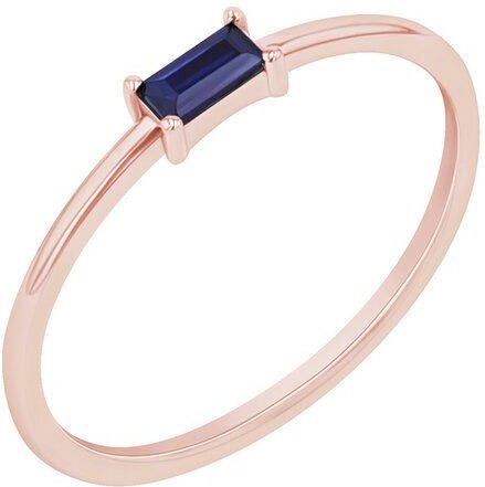 Eppi Ring mit Saphir im minimalistischen Design Koos