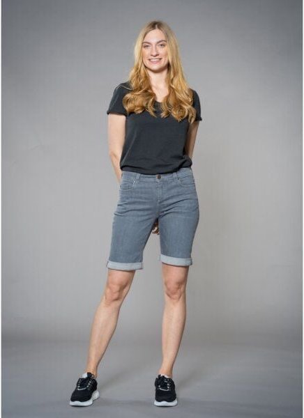 Feuervogl Molly | Denim Bermuda