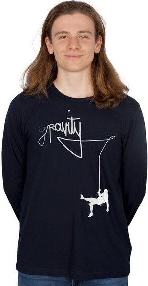 HANDGEDRUCKT "Gravity" Männer Longsleeve