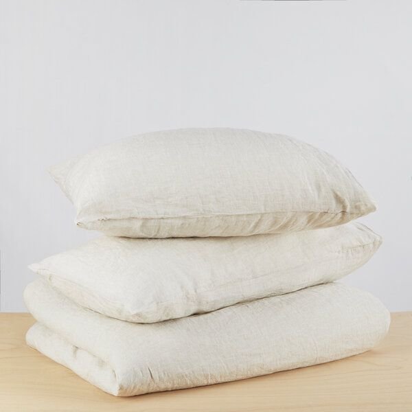 By Native Kopfkissenbezug, 100% Leinen, stonewashed | 80x80 | 40x80 | 50x70