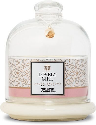 We Love Candles Luxuriöse Duftkerze "LOVELY GIRL" aus Sojawachs, 100% vegan