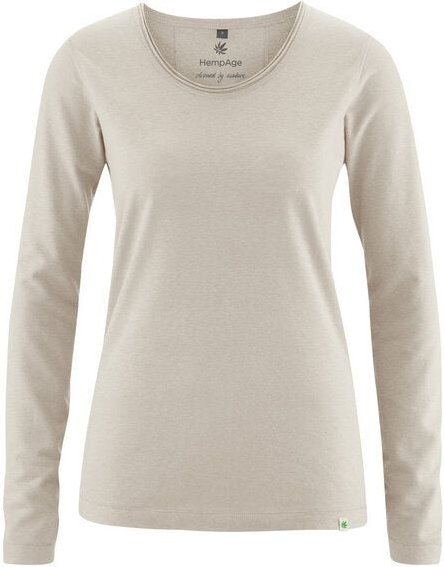 Thumbnail - HempAge Damen Langarm-Shirt Lene Hanf/Bio-Baumwolle