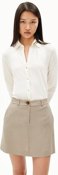 Thumbnail - ARMEDANGELS NALAANNIA Damen Bluse aus Bio-Baumwoll Mix