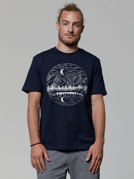 watapparel T-Shirt Unisex Mountains by night