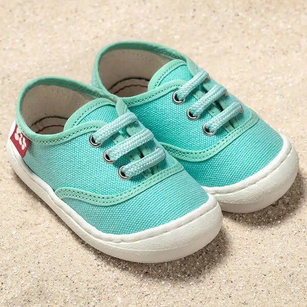 Pololo DEAKTIVIERT_leichter Sommersneaker "Pepe" aus Baumwolle (Bio kbA), Größen 20-27