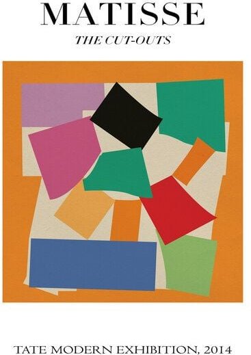 Photocircle Poster / Leinwandbild - Matisse - The Cut-Outs, Buntes Design