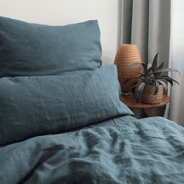 nordery Bettwäsche-Set | 100% europäisches Leinen | Stonewashed