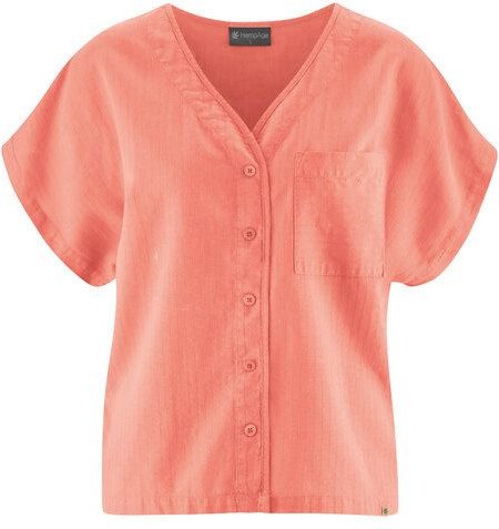 HempAge Weite Bluse Hanf/Biobaumwolle