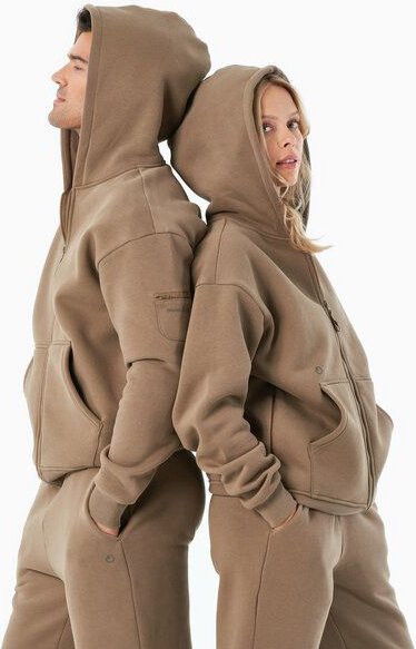 ORGANICATION JENNA | Essentials Travel Unisex Full Zip-Hoodie aus Bio-Baumwolle und recyceltem Polyester