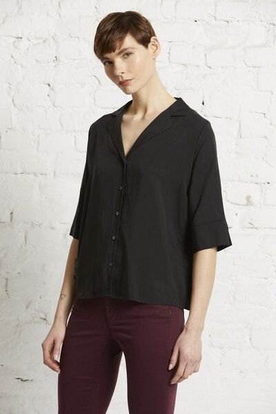 Wunderwerk Damen Bluse aus Tencel "Revers blouse TENCEL"