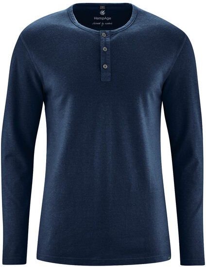 HempAge Herren Langarm-Shirt Hanf/Bio Baumwolle