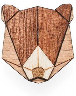 BeWooden Broschen aus Holz mit Tiermotiven – handgemacht, nachhaltig, ideales Geschenk