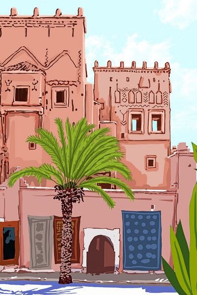 Photocircle Poster / Leinwandbild - Life in Morocco