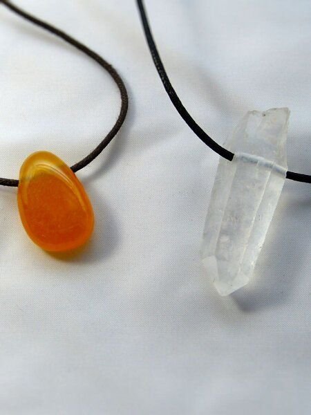 OneWorldMinerals Therapiestein Anhänger-Set "Auf die Beine"