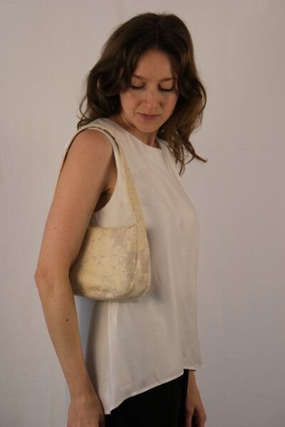 NOE Abendtasche 'Flora' gelb