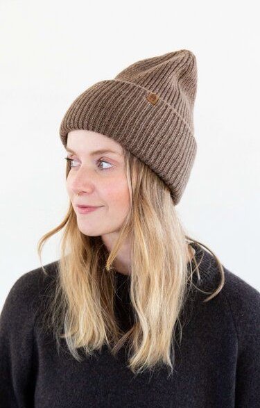 Kopyto PANDA - Große Flauschige Mütze aus 100% Merinowolle RWS-zertifiziert