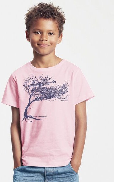 Peaces.bio - handbedruckte Biomode Bio-Kinder T-Shirt Windy Tree