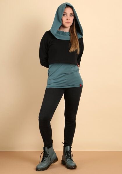 Die rote Zora Damen Kurzsweater aus Bio-Baumwolle