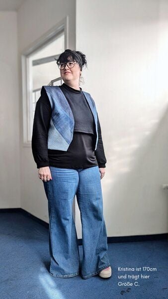 Bridge&Tunnel Weste minimal blue