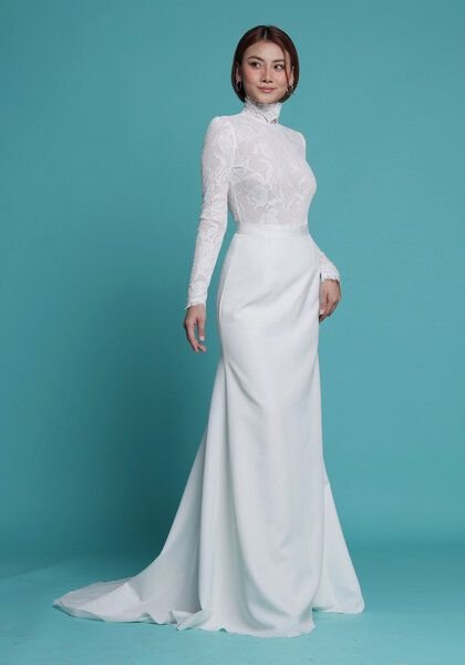 Atelier SNOW ZWEITEILIGES BRAUTKLEID FAUNA - HEATHER