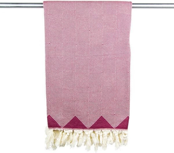 Yolunda Hamamtuch, Strandtuch "Kestane" Bio-Baumwolle in 12 Farben