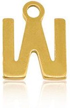 ELEKTROPULLI Super Feine Glieder Kette in 3 Längen mit Initial Anhänger (ca. 9 x 5mm)