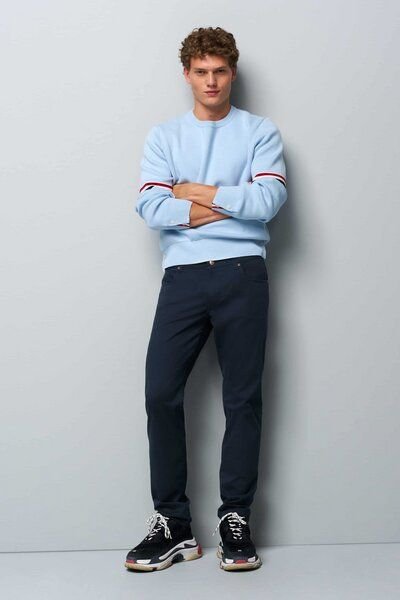 M 5 BY MEYER Summer Structure baumwoll Five Pocket