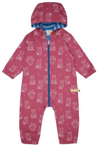 loud + proud Babys & Kinder Wasserabweisender Overall mit Druck, GOTS-zertifiziert