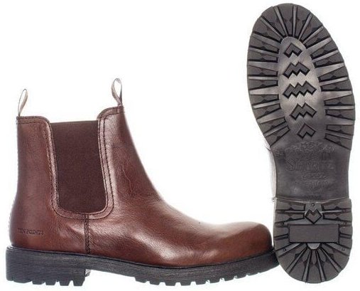 Ten Points Gefütterter Chelsea Boot aus Leder mit Wollfilz-Futter - Modell: Bertil