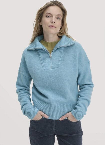 hessnatur Strick Troyer Relaxed BETTER RECYCLING aus reiner Bio-Merinowolle