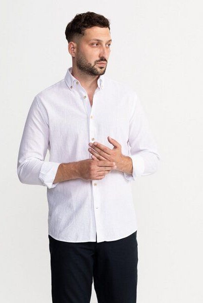 De IONESCU Das "Godeanu" Leinen-Baumwoll-Hemd — gefertigt in Siebenbürgen