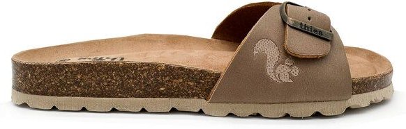 Vegane thies ® Eco Bio Strap Sandale aus rec. PET mit ergonomischem Fussbett