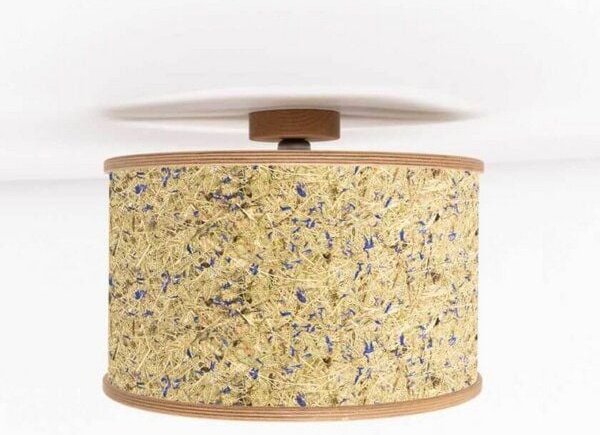 ALMUT von Wildheim Nachhaltige Deckenlampe aus 100% Tiroler Almheu. Hand made in the Alps