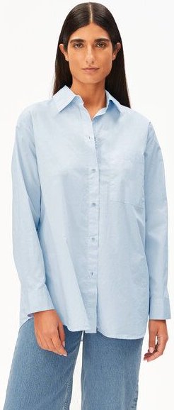 Thumbnail - ARMEDANGELS MAALGAA - Damen Bluse aus Bio-Baumwolle