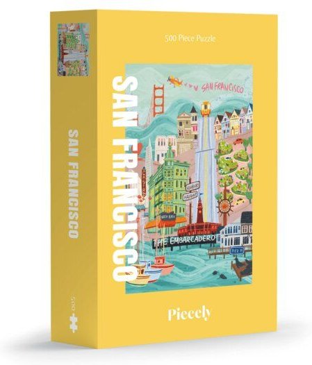 Piecely San Francisco USA Puzzle, 500 Teile