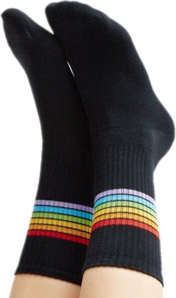Natural Vibes Rainbow Socken | Bio GOTS | Quarter Socken | Herren Damen Socken