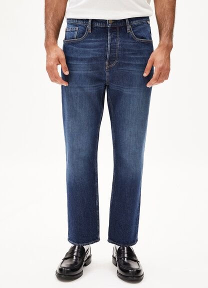 ARMEDANGELS AAUSTIN Herren Relaxed Tapered Jeans Bio-Baumwoll Mix Comfort-Stretch
