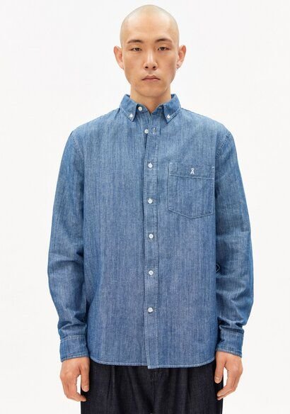 ARMEDANGELS CHAMBRE LINO Herren Hemd aus Bio-Baumwoll Mix