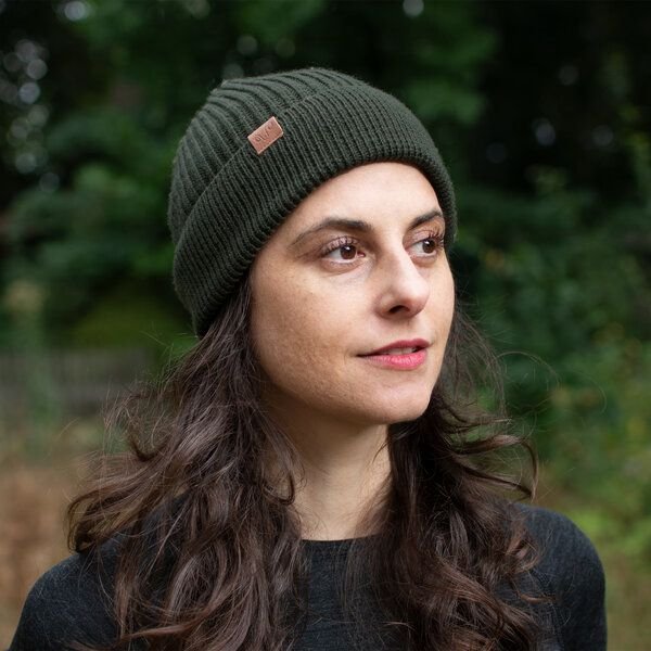 Woolona Merino Mütze - ICEWALL - 100% Merinowolle