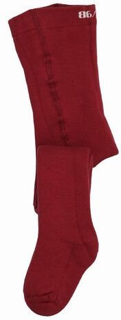 Baby Fleece-Socken Bio-Baumwolle GOTS dunkelrot, warme Kuschelsocken für Babys & Kleinkinder, innen weich angeraut, elas...