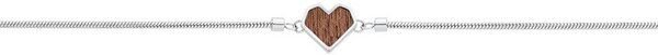 BeWooden Herzchen Armbänder mit Holzdetail - Verschiedene Farbvarianten und Grössen