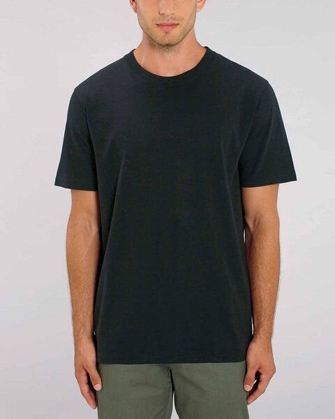 YTWOO Herren schweres Bio T-Shirt. Männer Premium Basic Shirt. Heavy Cotton