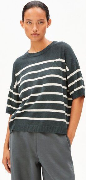 ARMEDANGELS STRIPE Damen Strickshirt aus Leinen-Mix