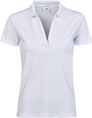 TeeJays Damen Stretch Polo Shirt Kurzarm Bio - Baumwolle