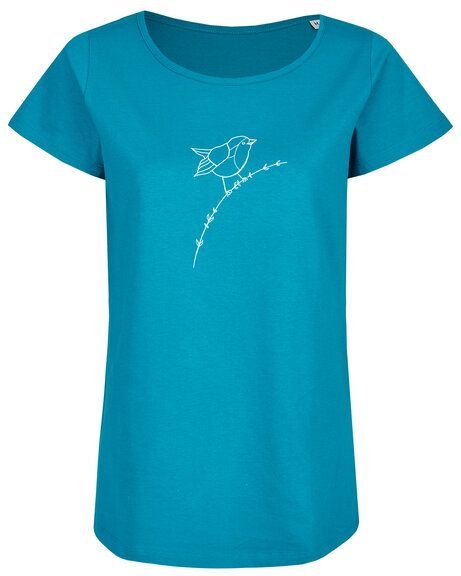 Brandless Basic Bio T-Shirt (ladies) Nr.2 Rotkehlchen