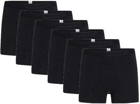 KnowledgeCotton Apparel 6er Pack Boxershorts - 6 pack solid colored underwear - GOTS/Vegan