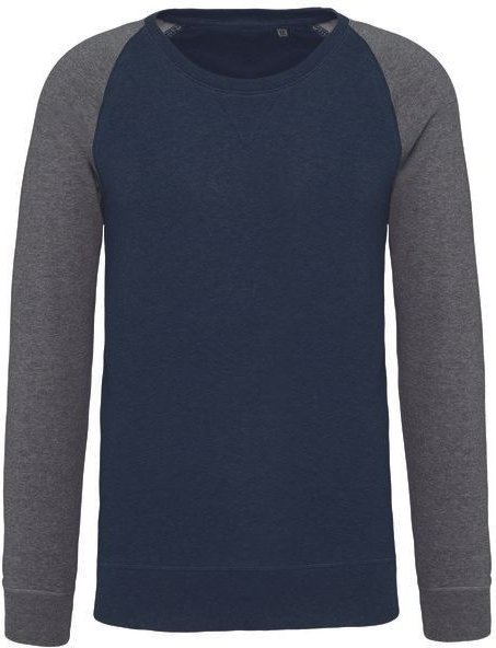 Greenspired Zweifarbiges Raglan Sweatshirt French Terry BIO